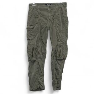 Hollister Low Rise Baggy Green Cargo Pants Size 25